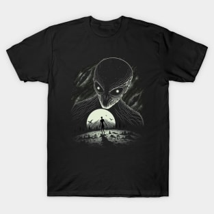 Aliens and Moons T-Shirt